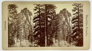 SV025_087 Stereoview Colorado Boulder & Cheyenny Canyons - Picture 1 of 4