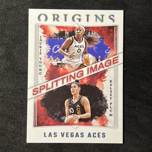 KELSEY PLUM/JACKIE YOUNG Splitting Image 2023 Panini WNBA Origins Basketball #8 - Picture 1 of 2