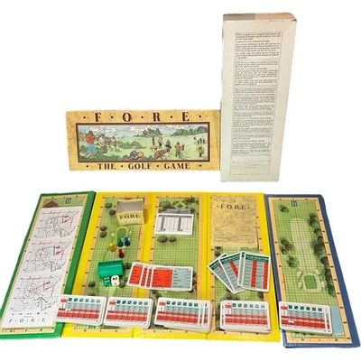 Fore The Golf Game Vintage 1970s Board Game Complete Boxed Family Retro - Image 1 of 4