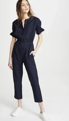 Mono Fritzie para mujer Joie mezcla de lino azul M GUC AA08 Foto 1 de 4