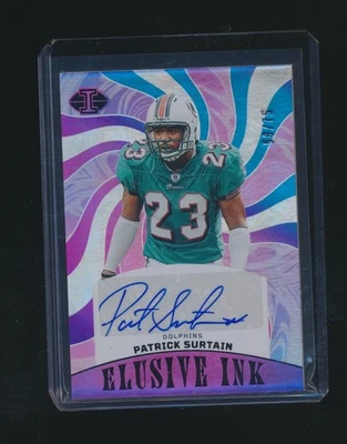 PATRICK SURTAIN 2023 PANINI ILLUSIONS ELUSIVE INK BLACK AUTO PARALLEL 58/75 #PSU - Image 1 of 2