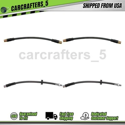 4 mangueras hidráulicas de freno delantero trasero para Audi A6 Quattro 2005 3,0 L Foto 1 de 4