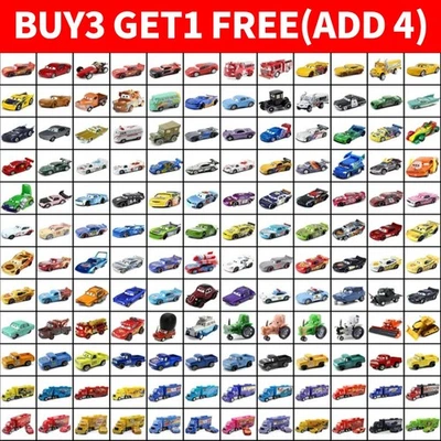 Disney Pixar Cars Diecast Lightning McQueen 1:55 Diecast Modelo Coche Juguetes Niño Regalo Foto 1 de 4