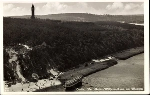 Ak Berlin Zehlendorf Wannsee, Kaiser Wilhelm Turm am Wannsee, Luftbild - 3882435 - Bild 1 von 2