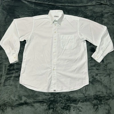 Vintage Burberry London Classic Mint Button Down Cotton Men's Shirt Size 16.5/42 - Image 1 of 4