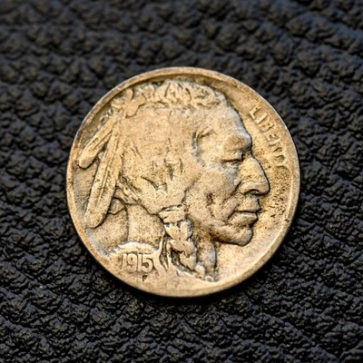 (ITM-7450) 1915-D Buffalo Nickel ~ Very Fine (VF) Cndtn ~ COMBINED SHIPPING! - Image 1 of 3