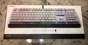 NEW Sealed Alienware Low-Profile RGB Mechanical Gaming Keyboard AW510K White NIB - Picture 1 of 5