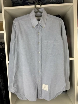 Thom Browne Button-Down Shirt Made in USA Long Sleeve Size 2 - Image 1 of 4