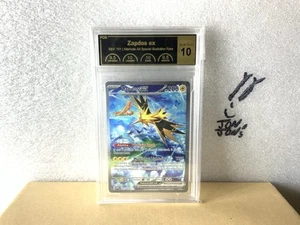 PCG 10 Gem Mint Pokemon 151 Zapdos Ex #202/165 Special Illustration Rare - Bild 1 von 2