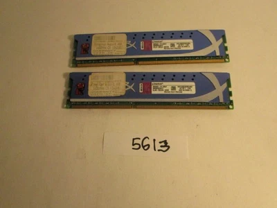 Kingston 2x2GB DDR3 1600MHz PC3-12800 KHX1600C9D3K2/4GX Desktop Memory RAM (5613 - Image 1 of 2