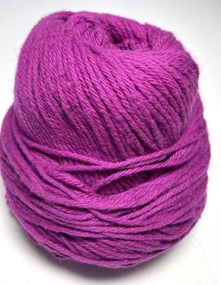 UNBRANDED COTTON Yarn. Lot of 1. Plum. 5 Oz. I Combine Ship, See Details - Image 1 of 3