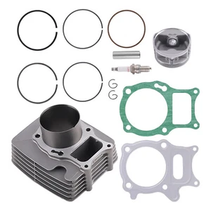 74mm Big bore Cylinder Jug Piston Top End Kit For Honda TRX 250EX 250X Recon 250 - Foto 1 di 12
