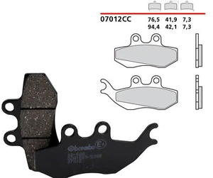 PASTIGLIE FRENO ANTERIORI BREMBO HONDA HM CRM DERAPAGE COMPETITION 50 2007 - Foto 1 di 1