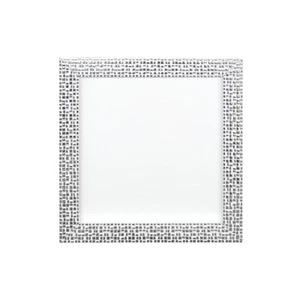 Flat Bright/Mirror effect/ Mosaic Photo/Poster frame INSTAGRAM SQUARE SILVER - Picture 1 of 2