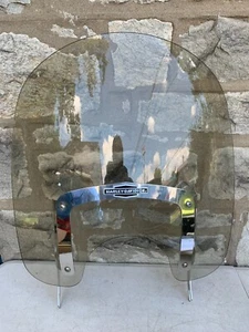 Harley Davidson Original Bike Motorcycle Windshield King Size ? 27x22" Excellent - Picture 1 of 12