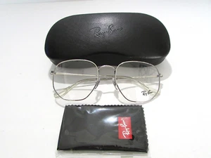 Ray Ban RB6448F RB 6448F 2501 Argento Occhiali Esagonali Montatura Rx-Able 56 MM - Foto 1 di 2