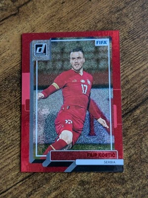 Filip Kostic /99 Panini Donruss 2022-23 Red Serbia #106 - Image 1 of 4