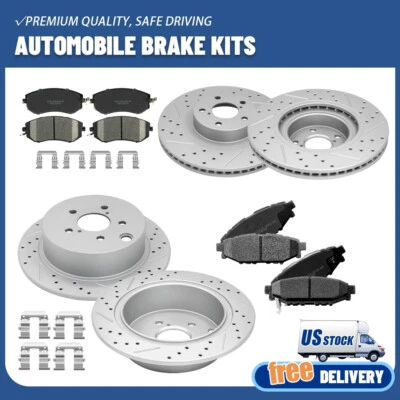 Передние задние тормозные диски и керамические тормозные колодки для Subaru XV Crosstrek Forester - Изображение 1 из 4