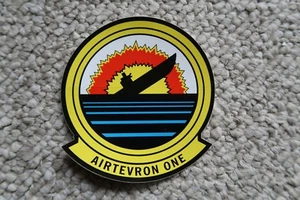 AIRTEVRON ONE 4ea NAVY DECALS 4.25"X4.5" MYLAR - Picture 1 of 1
