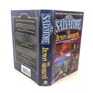 **signed** Demon Awakens by R. A. Salvatore (1997, Hardcover) - Imagen 1 de 12