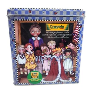Maria Engelbreit Crayola Sammeldose mit Vintage Kunstkreide Aufbewahrungsbox - Bild 1 von 4