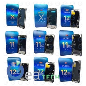 DISPLAY LCD ZY INCELL PER APPLE IPHONE X XS MAX XR 11 PRO 12 13 14 PLUS SCHERMO - Zdjęcie 1 z 76
