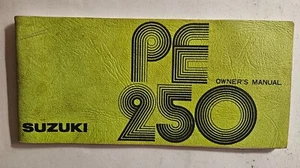 Suzuki owners manual for PE250 - Picture 1 of 7
