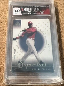 2000 UPPER DECK SP AUTHENTIC #91 KEN GRIFFEY JR SUPERSTARS HGA 9.0 MINT Grade - Picture 1 of 5