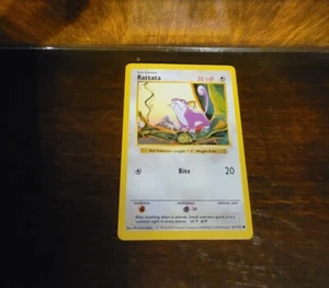 Rattata Shadowless Base Set Common 61/102 WOTC leicht gespielte LP - Bild 1 von 3