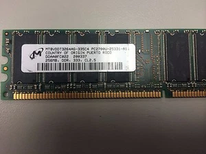 MT8VDDT3264AG-335C4 256MB,DDR,333,CL2.5 RAM Arbeitsspeicher - Bild 1 von 1