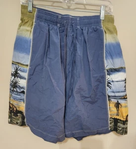 Speedo Men's Size L Surf Print Swim Trunks Board Shorts - Picture 1 of 7