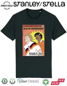 T-shirt calcio uomo Voller Rijkaard Spit fumetto Olanda Germania Italia 90 - Foto 1 di 6