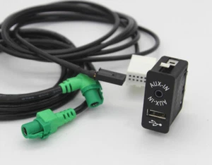 Cable USB reacondicionamiento 1,7 m USB auxiliar para BMW F10 F15 F20 F30 F32 Nbt Cic NBT EVO - Imagen 1 de 8