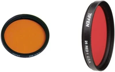 New Tiffen 77mm 85B Color Conversion & Red 25 Filter Set - 2 Filters  - Image 1 of 4