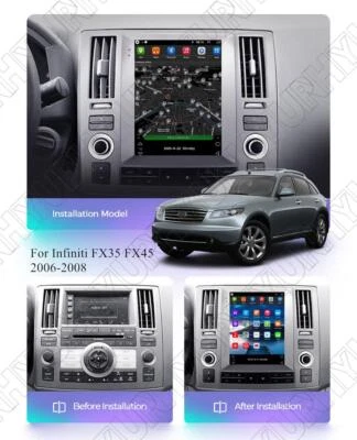 Radio estéreo de coche 1+16 GB para Infiniti FX35 FX45 2006-2008 9,7"" vertical Android Foto 1 de 4