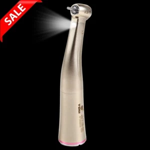 Dental 1:5 Winkelstück Push Wasser mit Licht Rot kompatible with Sirona KV - Picture 1 of 11