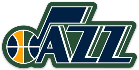 Utah Jazz Primary Logo Type Die-cut MAGNET Cover