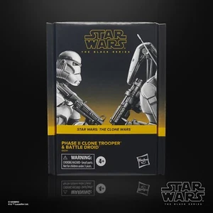 Star Wars Black Series Clone Trooper & Battle Droid 2PK Figure Set Hasbro - Picture 1 of 8