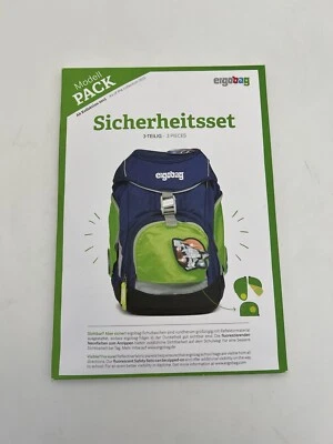 ergobag PACK Sicherheitsset 3-teilig Pink , Orange, Gelb, Grün Schulranzen