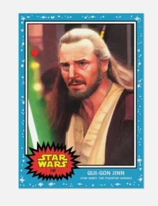 2021 STAR WARS Topps Living Set #248 QUI GON JINN SP Episode I Phantom Menace - Picture 1 of 2