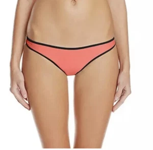 BRA SOCIETY Damen Neopren Schwimmen Bikini Hipster UNTERTEIL Badeanzug Orange M/S - Bild 1 von 5
