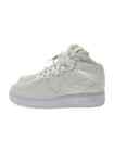 LOUIS VUITTON × NIKE AIR FORCE 1 MID HIGH-TOP SNEAKERS US6.5 WHT WHITE LEATHER M