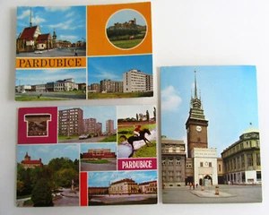 Postkarten Lot 3 x Pardubice Böhmen Ansichtskarten ungebraucht, Postcards unused - Bild 1 von 2
