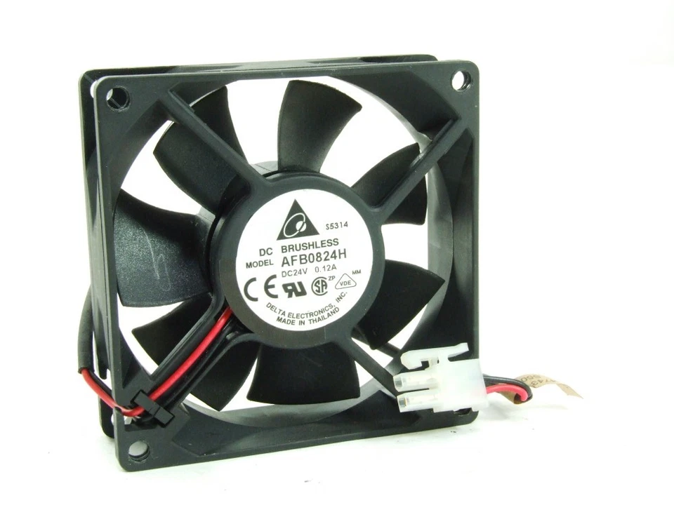 Delta Electronics AFB0824H Computer Raffreddamento Ventilatore 80mmx25mm 2Pin - Immagine 1 di 1
