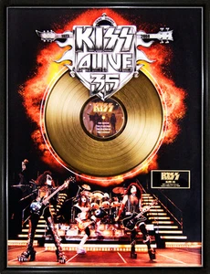 KISS "ALIVE 35" GOLDENE SCHALLPLATTE LIMITED EDITION - Picture 1 of 1