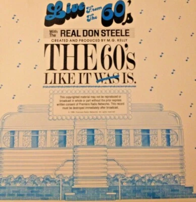 RADIO SHOW 8/31/92 LIVE FROM 60's BOSS RADIO w/THE REAL DON STEELE '67, '64, '68 - Image 1 of 2