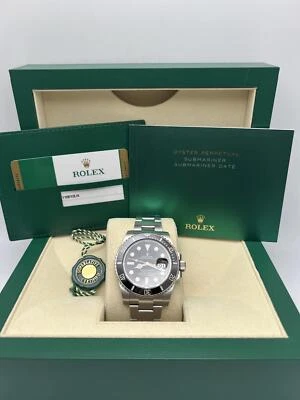 Rolex Submariner Date 40 mm 116610LN esfera bisel cerámica negra B&P Foto 1 de 4