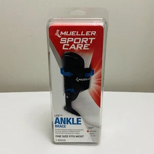 NEW Mueller Sport Care 4552 Lite Ankle Brace Maximum Support Level Black OSFM - Picture 1 of 5