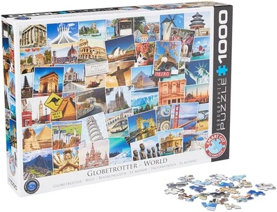 1000piece jigsaw puzzle Eurographics Globetrotter World 6000-0751 - Image 1 of 4