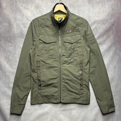 Sobrecamisa Chaqueta G-Star RAW Recolite Dizrey Para Hombre S Caqui Verde Estilo Militar Foto 1 de 4